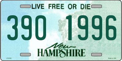 NH license plate 3901996