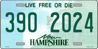 NH license plate 3902024