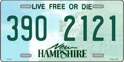 NH license plate 3902121