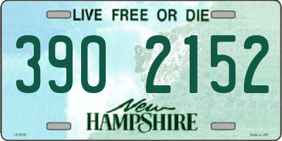 NH license plate 3902152