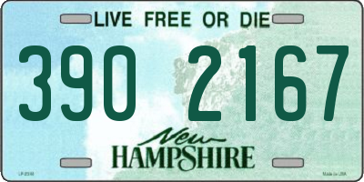 NH license plate 3902167