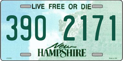 NH license plate 3902171