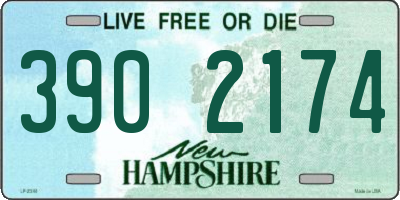 NH license plate 3902174