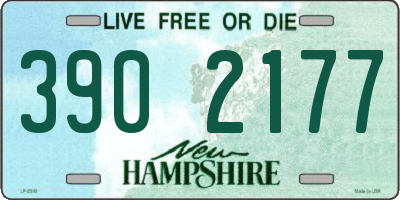 NH license plate 3902177
