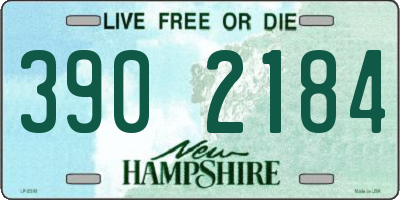 NH license plate 3902184