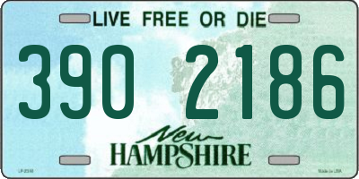 NH license plate 3902186