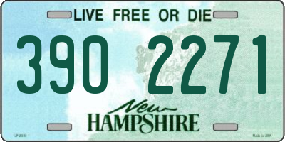 NH license plate 3902271