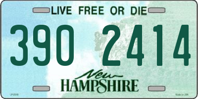 NH license plate 3902414