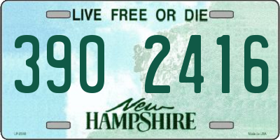 NH license plate 3902416