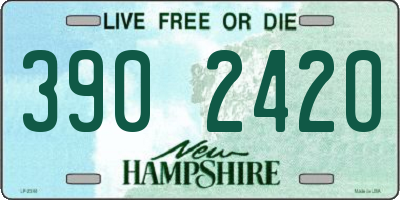 NH license plate 3902420