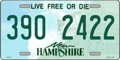 NH license plate 3902422