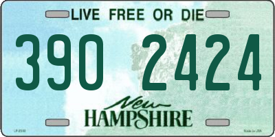 NH license plate 3902424