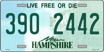 NH license plate 3902442