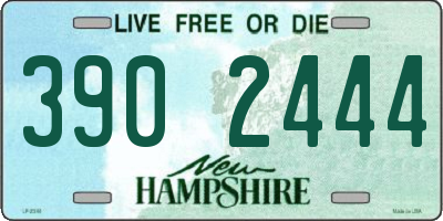 NH license plate 3902444