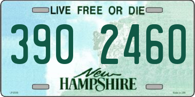 NH license plate 3902460