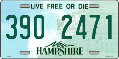 NH license plate 3902471