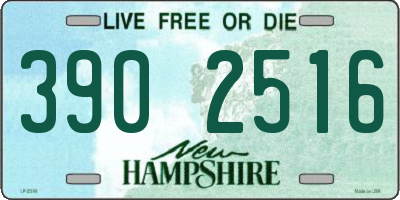 NH license plate 3902516