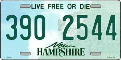 NH license plate 3902544