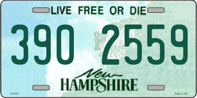 NH license plate 3902559