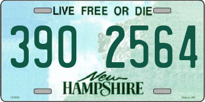 NH license plate 3902564