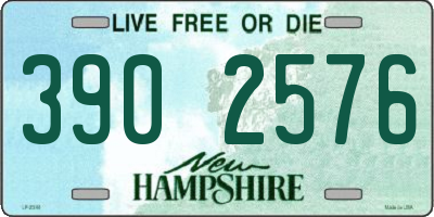 NH license plate 3902576