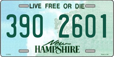 NH license plate 3902601