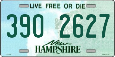 NH license plate 3902627