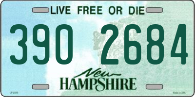 NH license plate 3902684