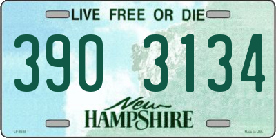 NH license plate 3903134