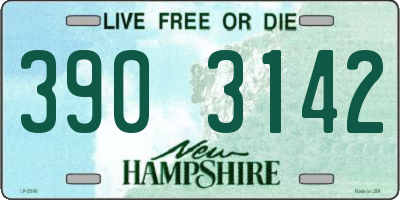 NH license plate 3903142