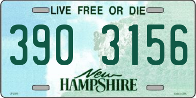 NH license plate 3903156