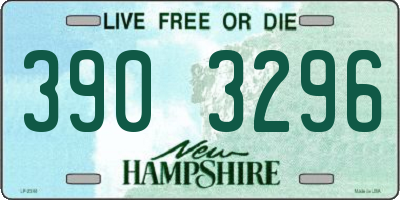 NH license plate 3903296