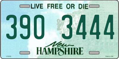 NH license plate 3903444