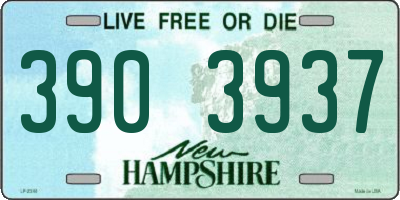 NH license plate 3903937