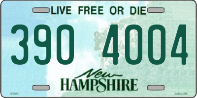 NH license plate 3904004