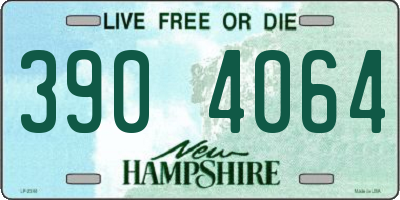 NH license plate 3904064