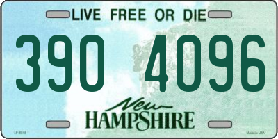 NH license plate 3904096