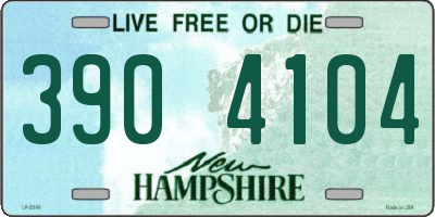 NH license plate 3904104