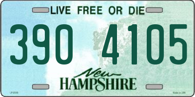 NH license plate 3904105