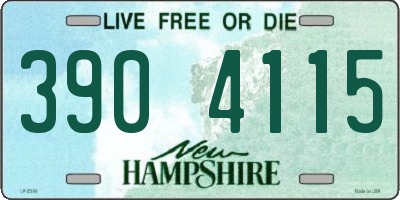 NH license plate 3904115