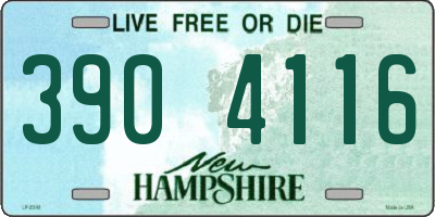 NH license plate 3904116
