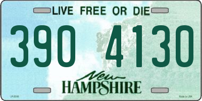NH license plate 3904130