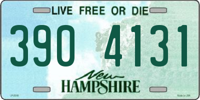NH license plate 3904131