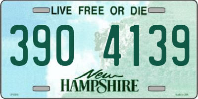 NH license plate 3904139