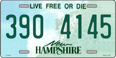 NH license plate 3904145