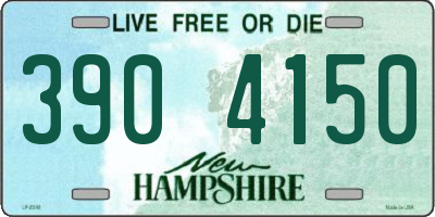NH license plate 3904150