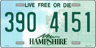 NH license plate 3904151
