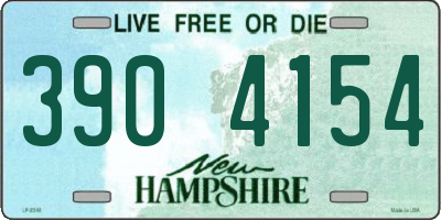 NH license plate 3904154