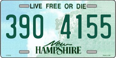 NH license plate 3904155
