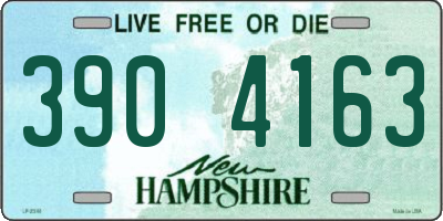 NH license plate 3904163